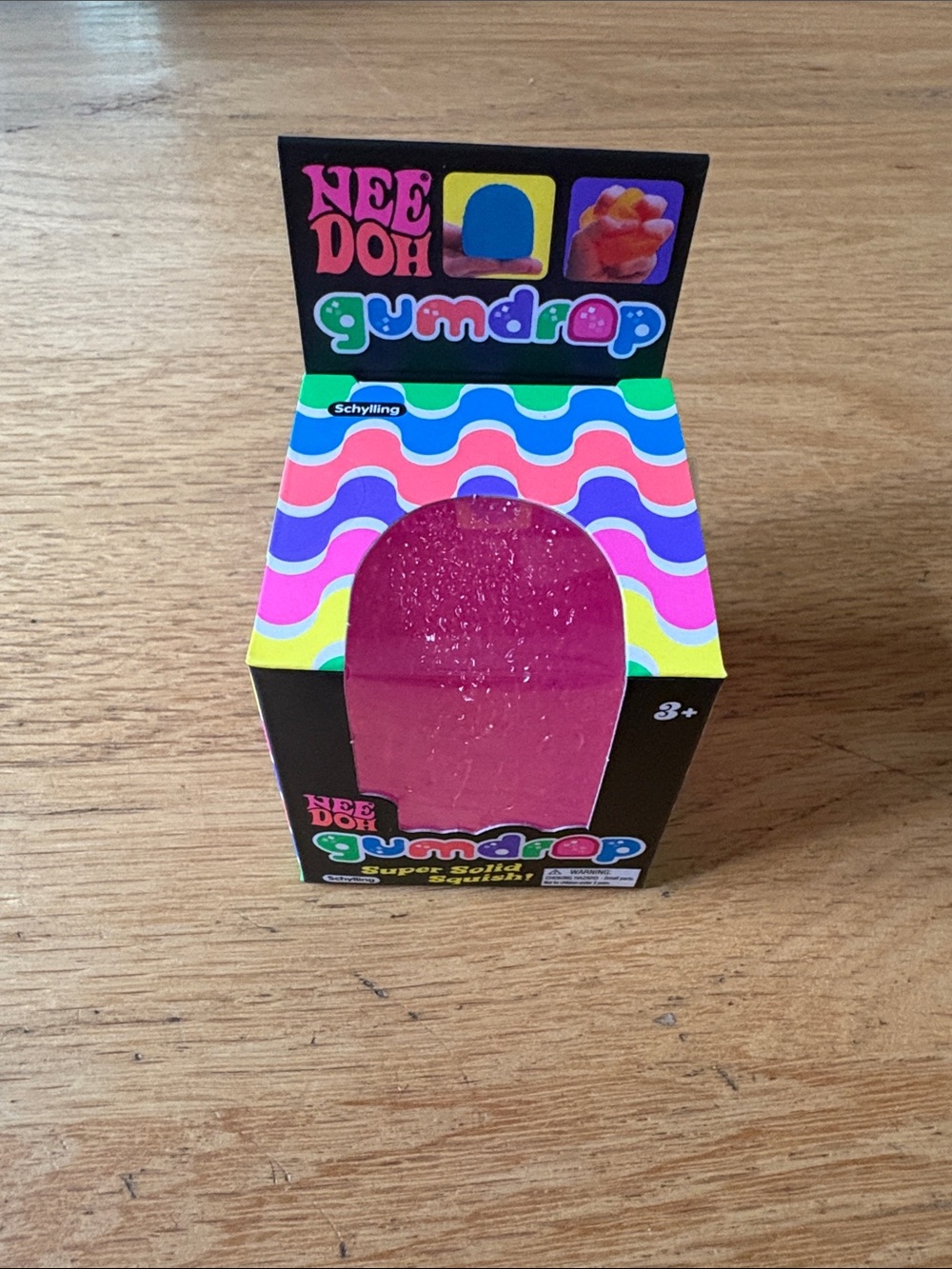 NEEDOH Gumdrop Pink Sensory Super Solid Squish